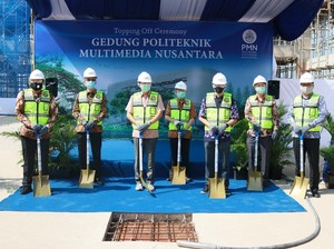 Topping Off, Gedung Politeknik Multimedia Nusantara Beroperasi 2021