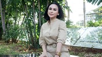 Bebizie saat ditemui di kawasan Trans TV, Kapten Tendean, Jakarta Selatan pada Selasa (7/7). Pool/Palevi S/detikFoto.