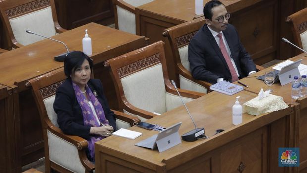Fit and proper test, Aida S Budiman dan Juda Agung (CNBC Indonesia/ Tri Susilo)