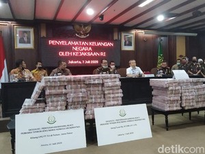 Kejagung Eksekusi Uang Tunai Rp 97 M di Kasus Honggo, Disetor ke Kas Negara