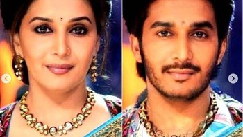 Siapa dia hayo? Nyerah? Madhuri Dixit. Foto: Instagram/@kinobollywood