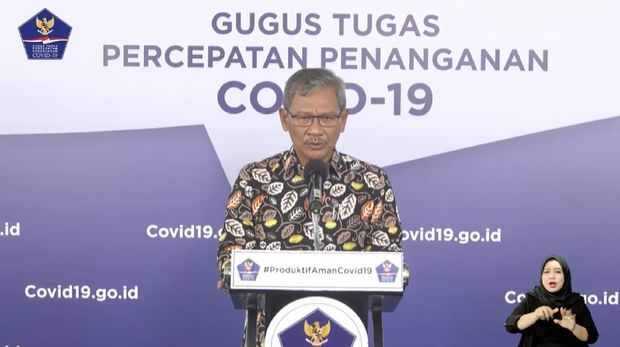 Juru Bicara Pemerintah untuk Covid-19 Achmad Yurianto (Tangkapan Layar Youtube BNPB Indonesia)
