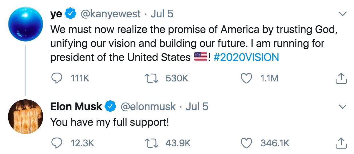 Kanye West Elon Musk