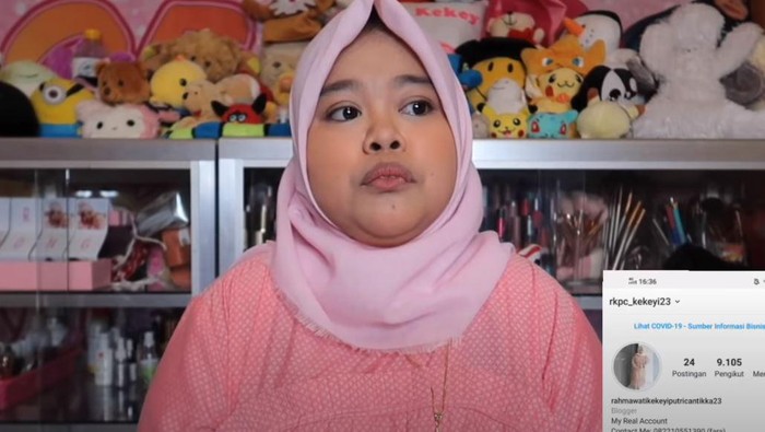 Kekeyi Kekeyi klarifikasi soal akun Instagram-nya dinonaktifkan
