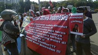 Tuntutan mereka adalah mendesak penegak hukum untuk segera membuka kembali kasus sarang burung walet yang melibatkan Novel Baswedan dan pernah ditetapkan sebagai tersangka, harus segera dibuka kembali karena termasuk pelanggar HAM. Foto: dok. GAI
