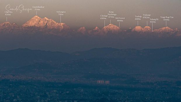 Pegunungan Himalaya.