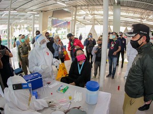 Sasar Penumpang KRL Pulang dari DKI, Pemkot Bogor Gelar Tes Swab Massal
