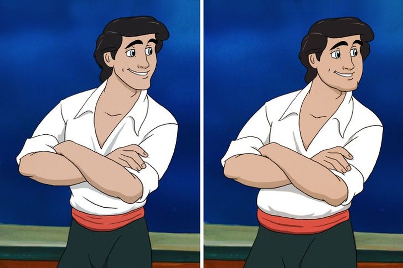 potret pangeran disney gendut