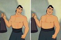 potret pangeran disney gendut