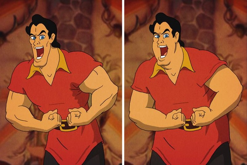 potret pangeran disney gendut