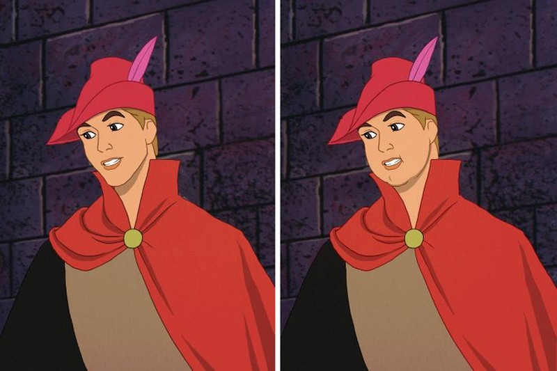 potret pangeran disney gendut