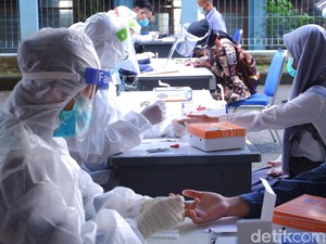 Cerita Calon Mahasiswa Jalani Rapid Test Usai UTBK di UPI Bandung
