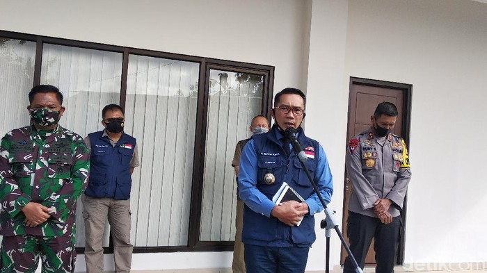 Ridwan Kamil di Mapolda Jabar