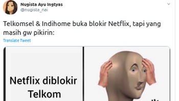 Dibuka tapi jaringannya masih lemot, ups. Foto: nugista_nai via Twitter