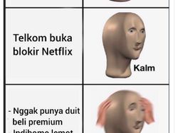 10 Meme Kocak Pengguna Indihome Bisa Pakai Netflix