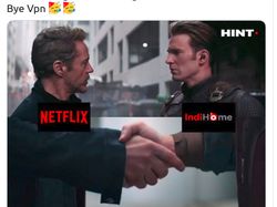 10 Meme Kocak Pengguna Indihome Bisa Pakai Netflix