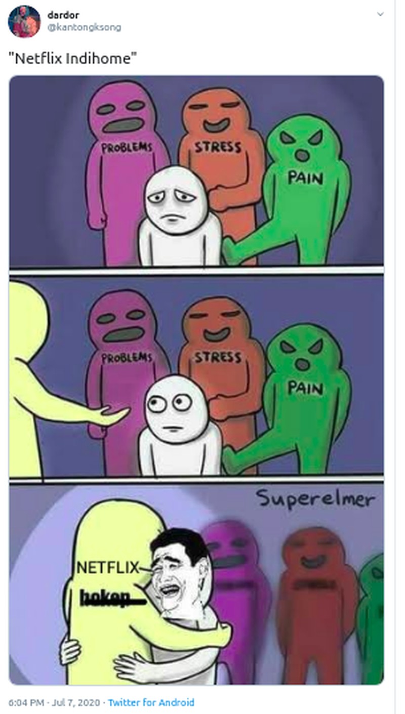 Indihome akhir membuka blokir Netflix. Yang datang selanjutnya adalah reaksi kocak netizen untuk bereuforia. Cihuy nggak pakai VPN lagi!