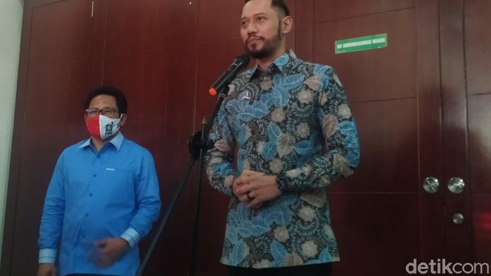 AHY bertemu Cak Imin (Arun/detikcom)