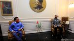 Momen AHY Silaturahmi dengan Cak Imin di Kantor DPP PKB