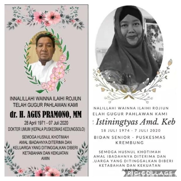 Dua Tenaga Kesehatan di Sidoarjo Meninggal, Terkonfirmasi Positif virus Corona