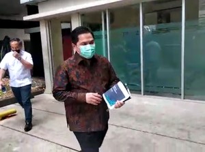 Bicara soal Masker, Erick Thohir Singgung Presiden Brasil Kena Corona