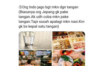 Gadis Jepang Ini Curhat Uniknya Budaya Makan di Indonesia