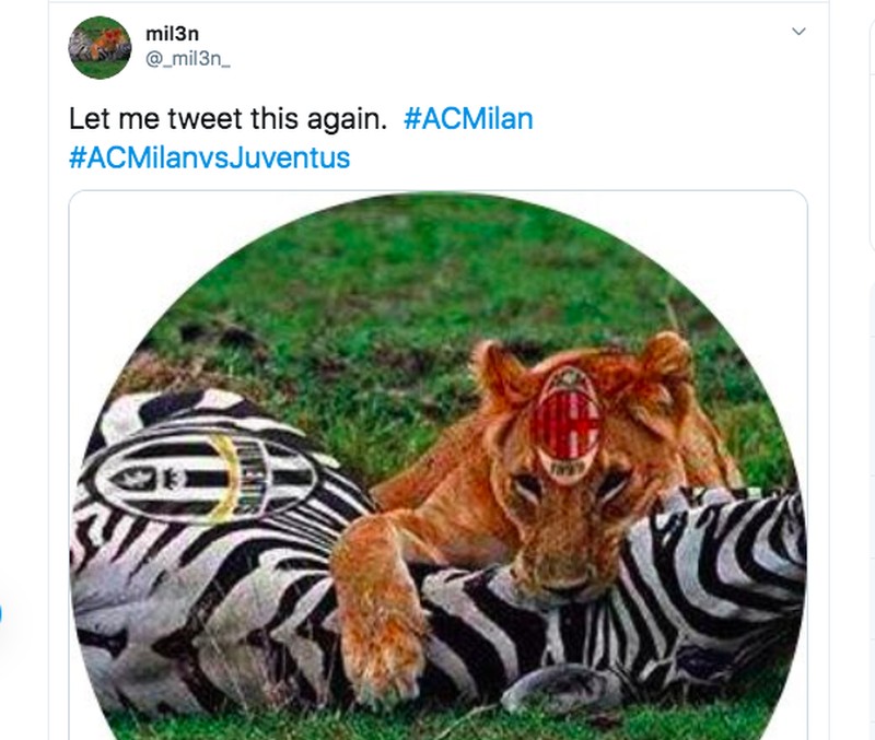 Meme Juventus Milan