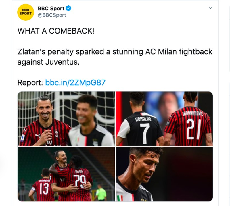 Meme Juventus Milan