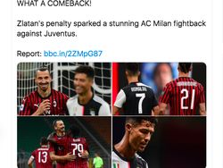 Deretan Meme Juventus Dihajar AC Milan