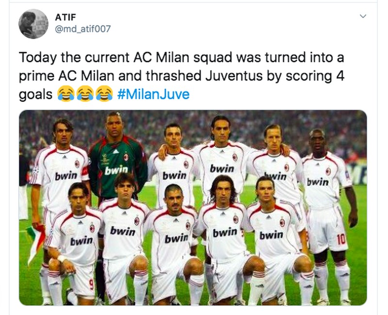 Meme Juventus Milan