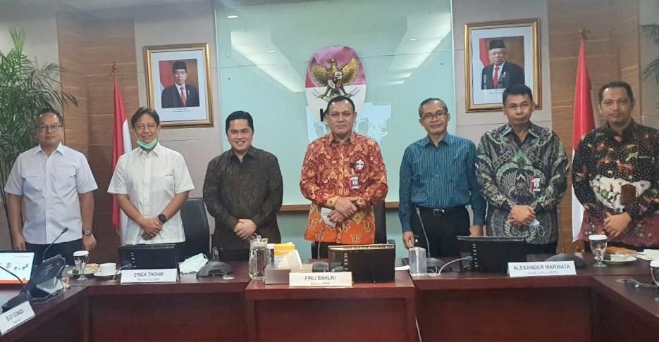 Menteri BUMN sambangi KPK (Dok. Kementerian BUMn)