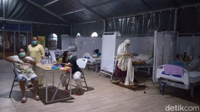 Pasien Corona RS Darurat di Jalan Indrapura