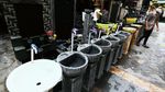 Perajin Instalasi Taman, Banting Setir Jual Tempat Cuci Tangan