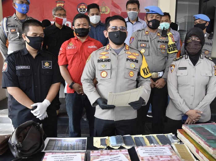 Polres Bogor tangkap sindikat jaringan uang palsu di Bogor (Foto: Istimewa)