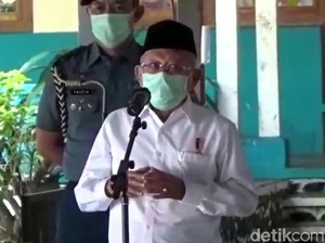Ro Corona Jabar di Bawah 1, Maruf Amin Puji Ridwan Kamil