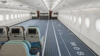 Airbus A380 sebenarnya tak memiliki versi kargo. Tapi sekarang, pesawat ini dikonversi untuk mengangkut alat medis. (Hi Fly)