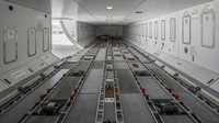 Pesawat jumbo ini memiliki kapasitas volume 300 m persegi dan bisa membawa hampir 60 ton barang. (Hi Fly)