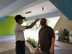 Suasana Protokol COVID-19 di PP-IPTEK TMII