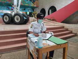 Suasana Protokol COVID-19 di PP-IPTEK TMII