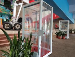 Suasana Protokol COVID-19 di PP-IPTEK TMII