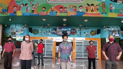 Suasana Protokol COVID-19 di PP-IPTEK TMII