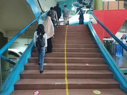 Suasana Protokol COVID-19 di PP-IPTEK TMII