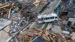 Ngeri! Dampak Dahsyatnya Terjangan Banjir Longsor di Jepang