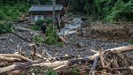 Ngeri! Dampak Dahsyatnya Terjangan Banjir Longsor di Jepang