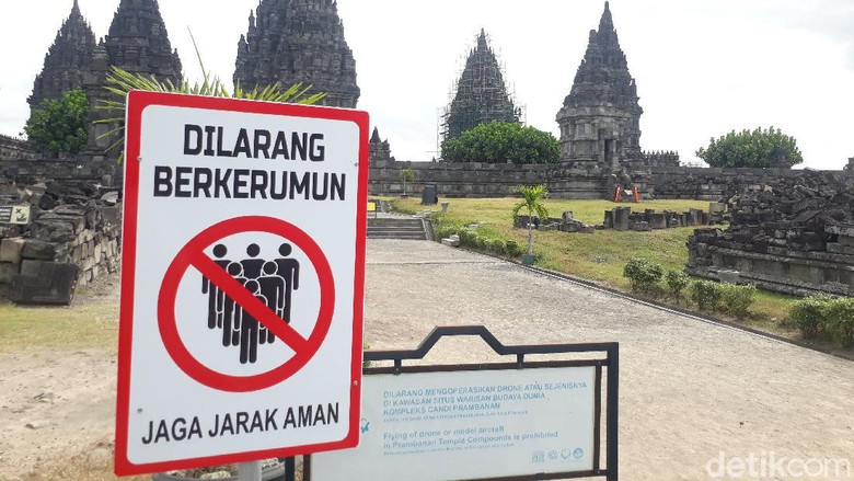 Candi Prambanan Candi Prambanan Minggu kedua setelah dibuka kembali.