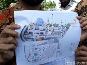 Masjid Hadiah Pangeran Arab Untuk Jokowi Mulai Dibangun Desember 2020