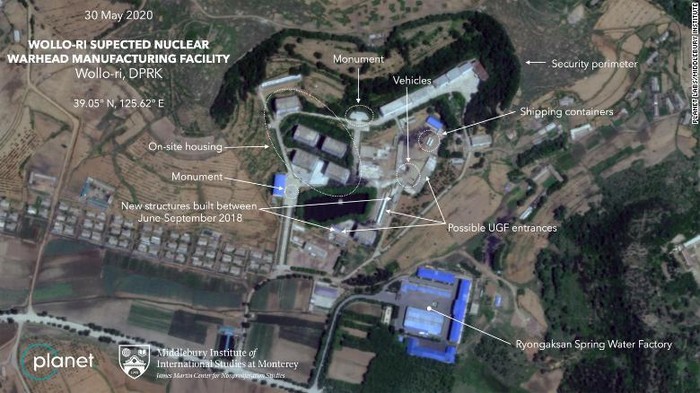 Fota citraan satelit yang dianalisis Middlebury Institute of International Studies (CNN Photo)