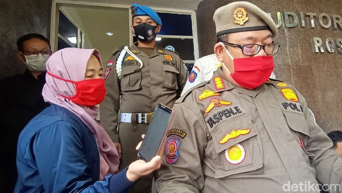 Kabid Ketentraman dan Ketertiban Umum Satpol PP Kota Bandung Taspen Effendi