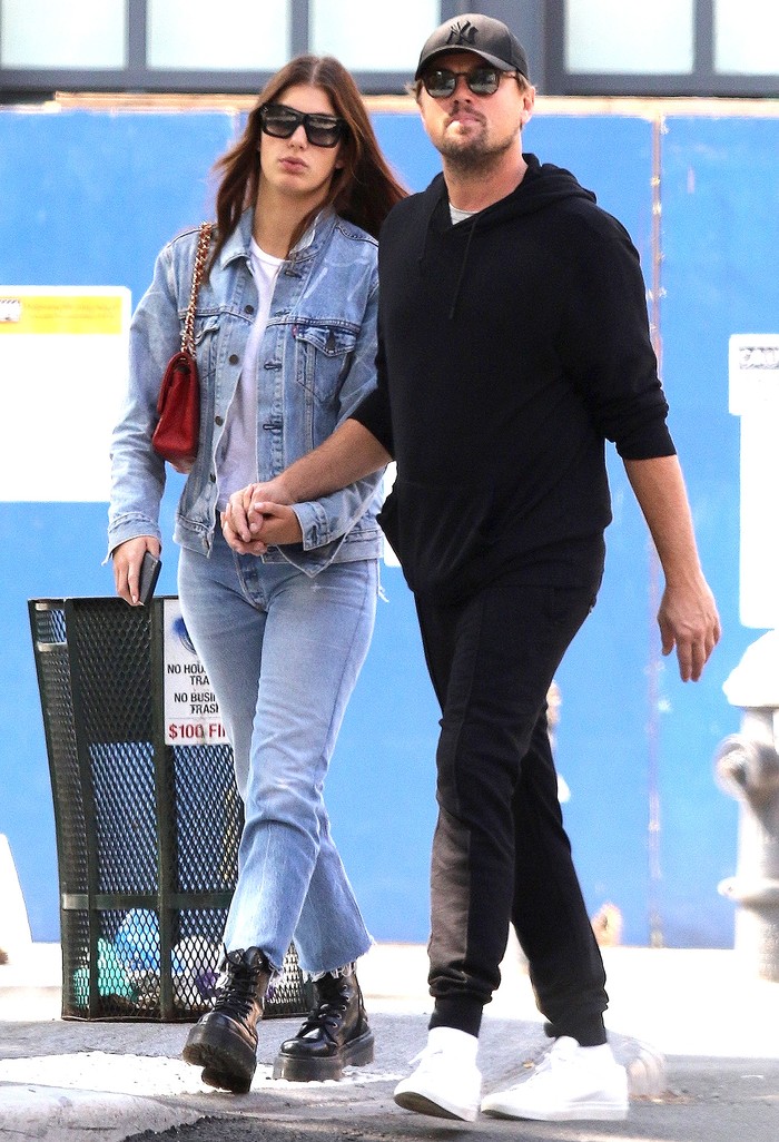 New York, NY  - Leonardo Dicaprio and model girlfriend Camila Morrone are seen walking hand-in-hand during a romantic stroll after having lunch in Downtown Manhattan.

Pictured: Leonardo Dicaprio, Camila Morrone

BACKGRID USA 1 OCTOBER 2019 

BYLINE MUST READ: BrosNYC / BACKGRID

USA: +1 310 798 9111 / usasales@backgrid.com

UK: +44 208 344 2007 / uksales@backgrid.com

*UK Clients - Pictures Containing Children
Please Pixelate Face Prior To Publication*