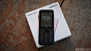 Nokia 5310 ini sudah bisa dibeli d Shopee dengan harga Rp 599 ribu. Foto: Adi Fida Rahman/detikINET